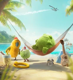 Jellycat Bamse - 9x8 cm - Amuseables Lemonade