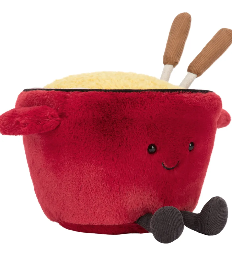 Jellycat Bamse - 13x20 cm - Amuseables Cheese Fondue