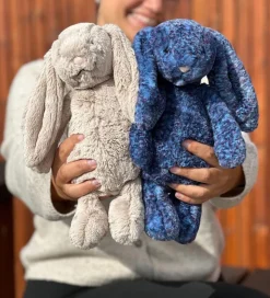 Jellycat Bamse - 31x12 cm - Hopscone Luxe Bunny Original - Blå