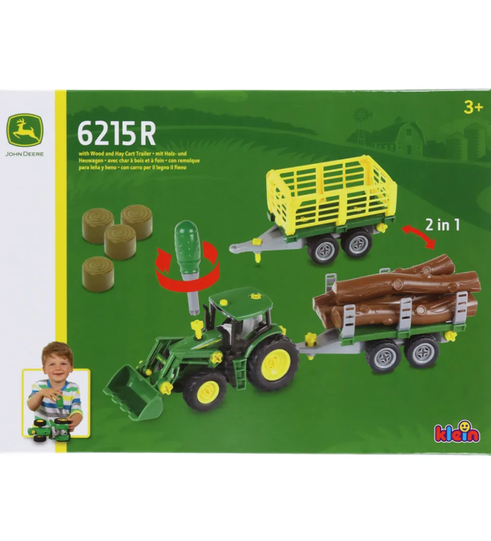John Deere Kids Traktor - Grøn