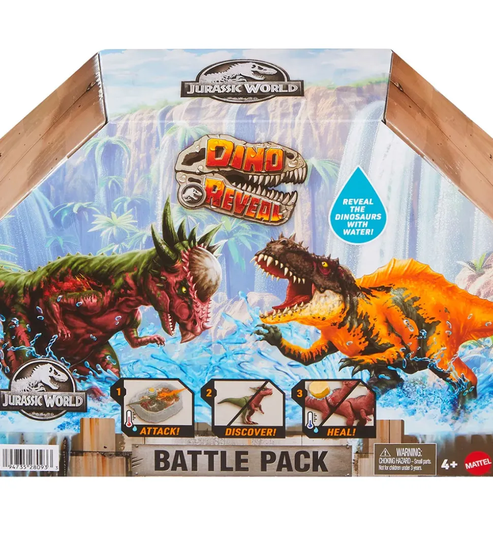 Jurassic World Legetøj - Rebirth Dino Reveal - Battle Pack