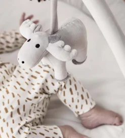 Kids Concept Aktivitetstæppe - Edvin - Grå m. Dyr