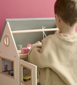 Kids Concept Dukkehus - Aiden - 46 cm - Træ/Multifarve