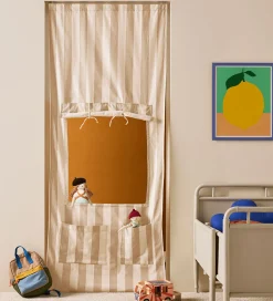 Kids Concept Kiosk-Dør - Stripe Beige