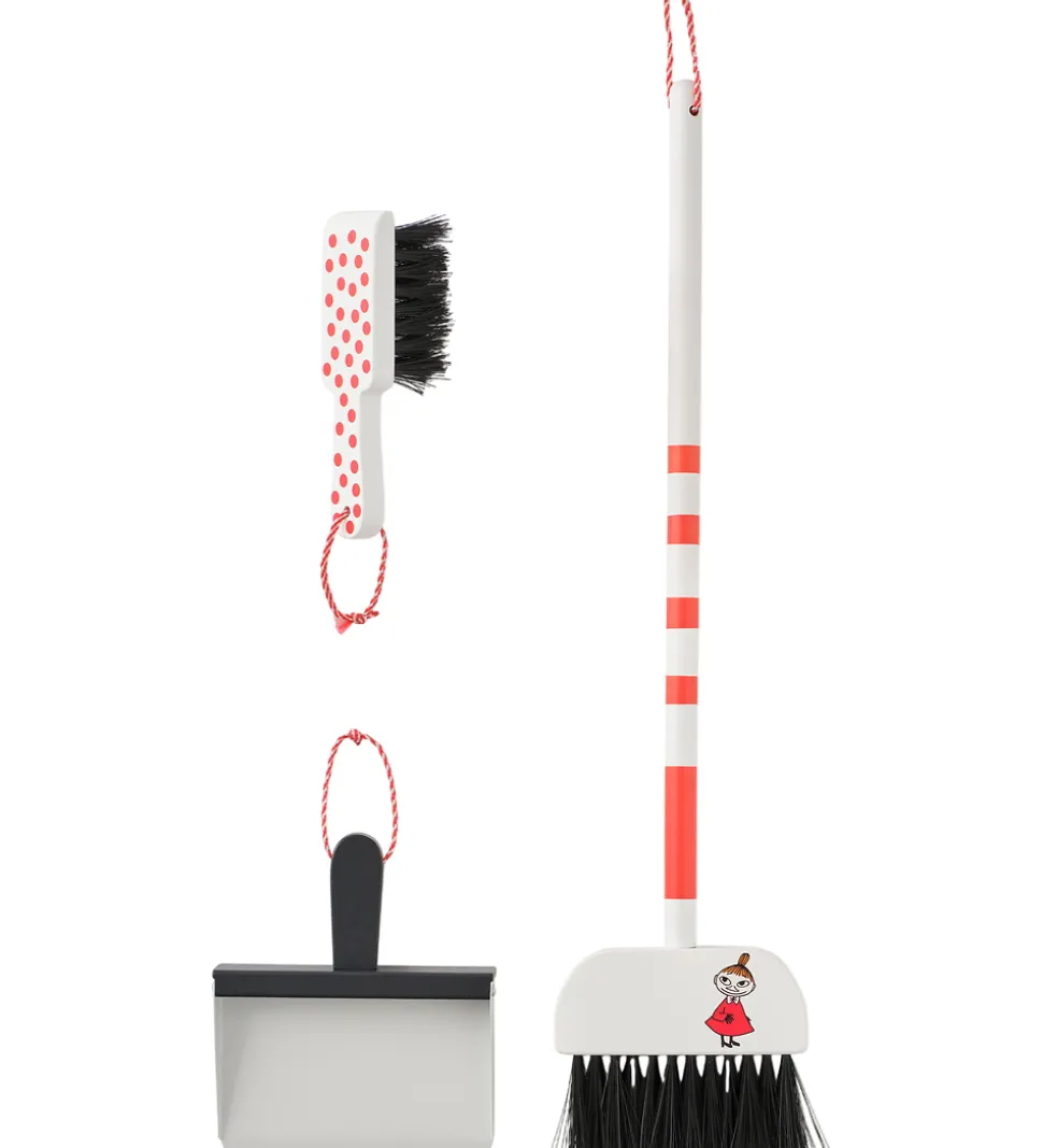 Kids Concept Rengøringssæt - 60 cm - Hvid/Rød m. Mumitrolde