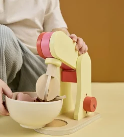 Kids Concept Røremaskine - Træ - 17 cm - Lysegul/Rosa