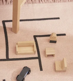 Kids Concept Tæppe - Geometrisk - Rosa