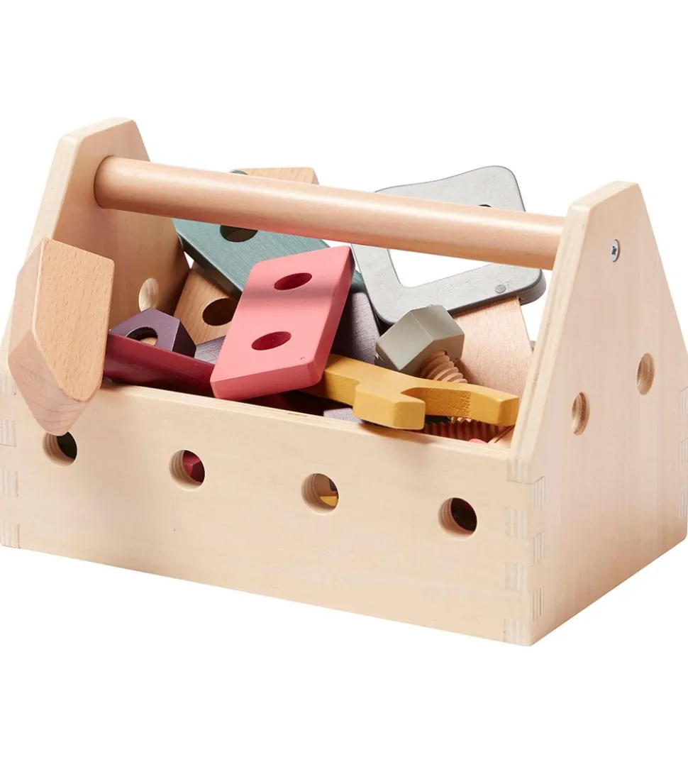 Kids Concept Trælegetøj - Værktøjskasse - Træ