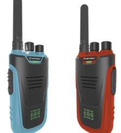 Kidywolf Walkie Talkie - 2 stk. - Kidytalk - Blå/Rød