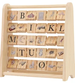 Konges Sløjd Aktivitetslegetøj - ABC Blokramme - Træ - Multi