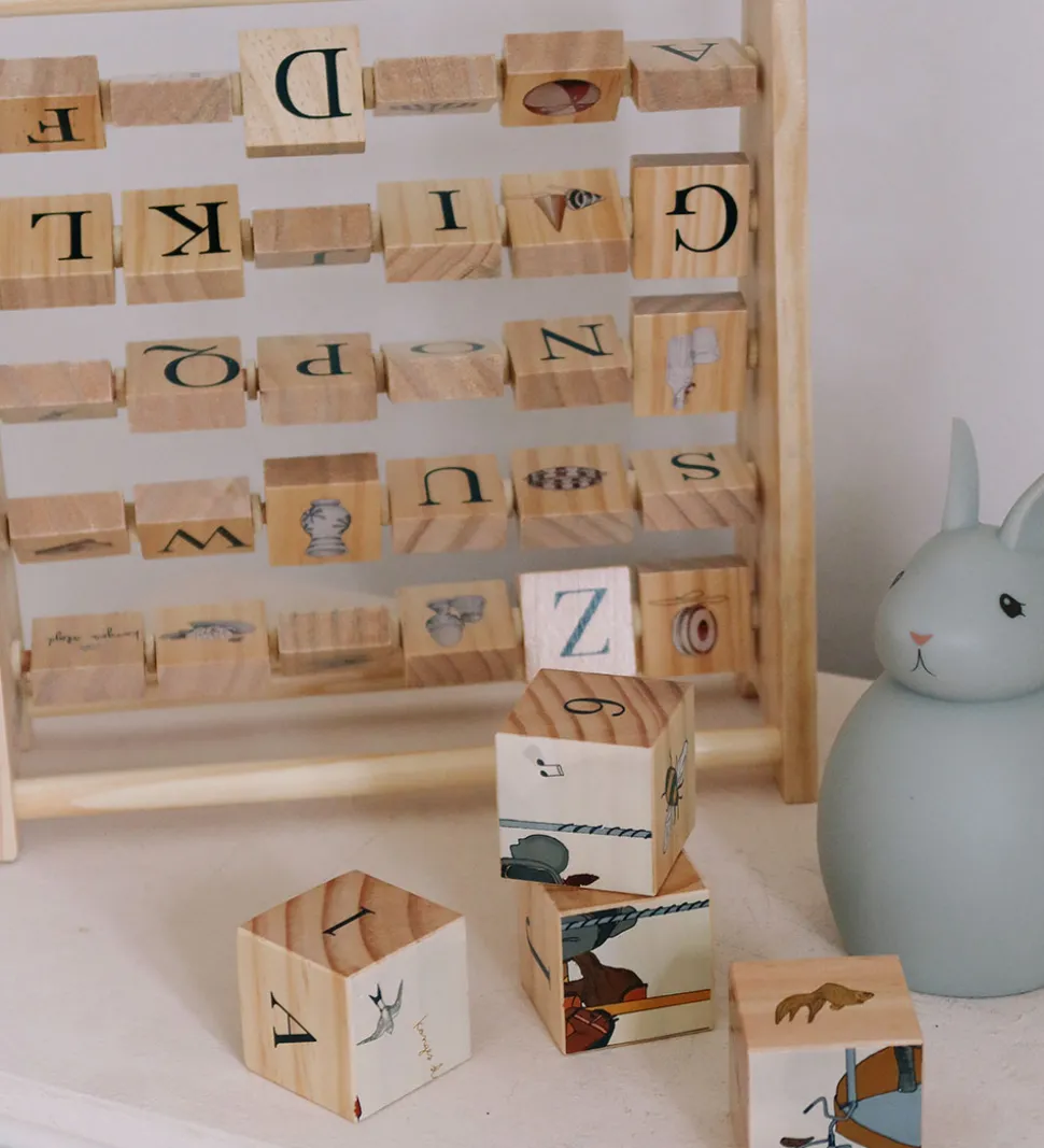 Konges Sløjd Aktivitetslegetøj - ABC Blokramme - Træ - Multi