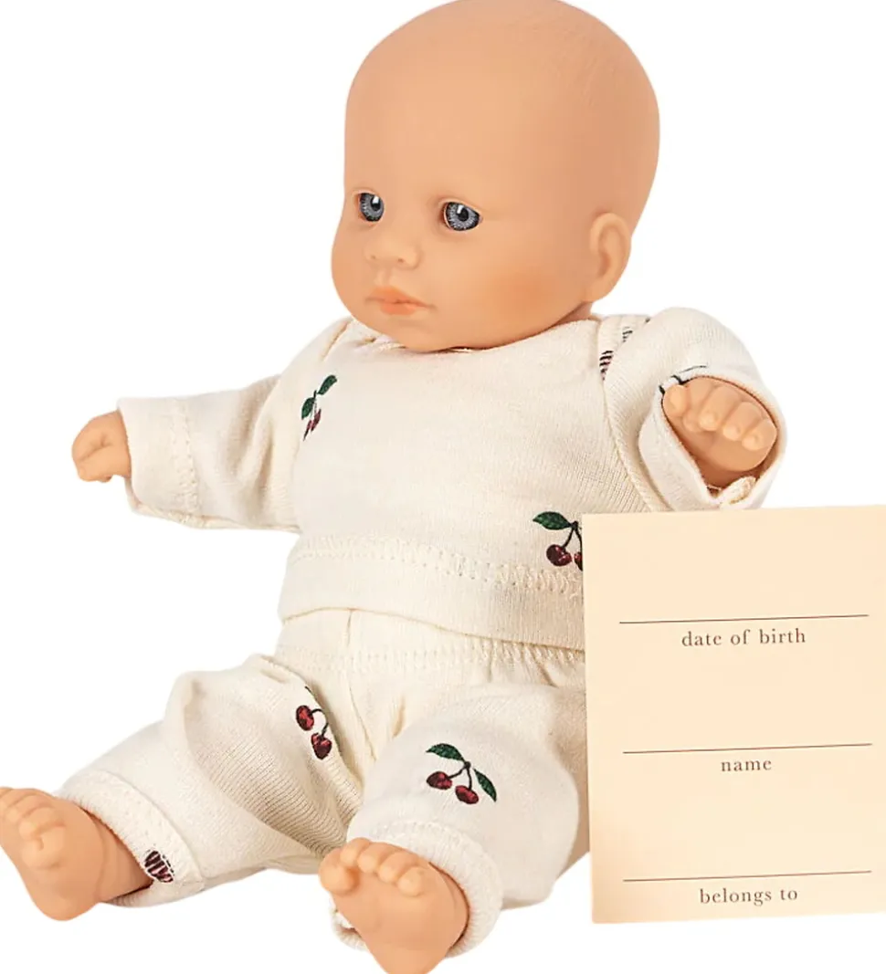 Konges Sløjd Dukke - My First Mini Doll - Cherry AOP - 20 cm