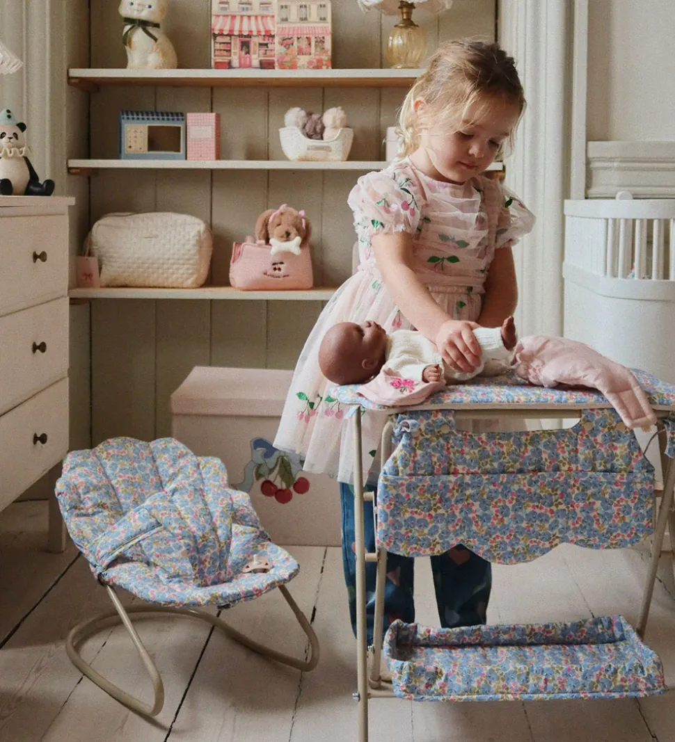 Konges Sløjd Dukke Puslebord - Fleur Rosier