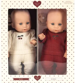 Konges Sløjd Dukker - Bobo og Bobbie - 2-pak - 33 cm - Multi