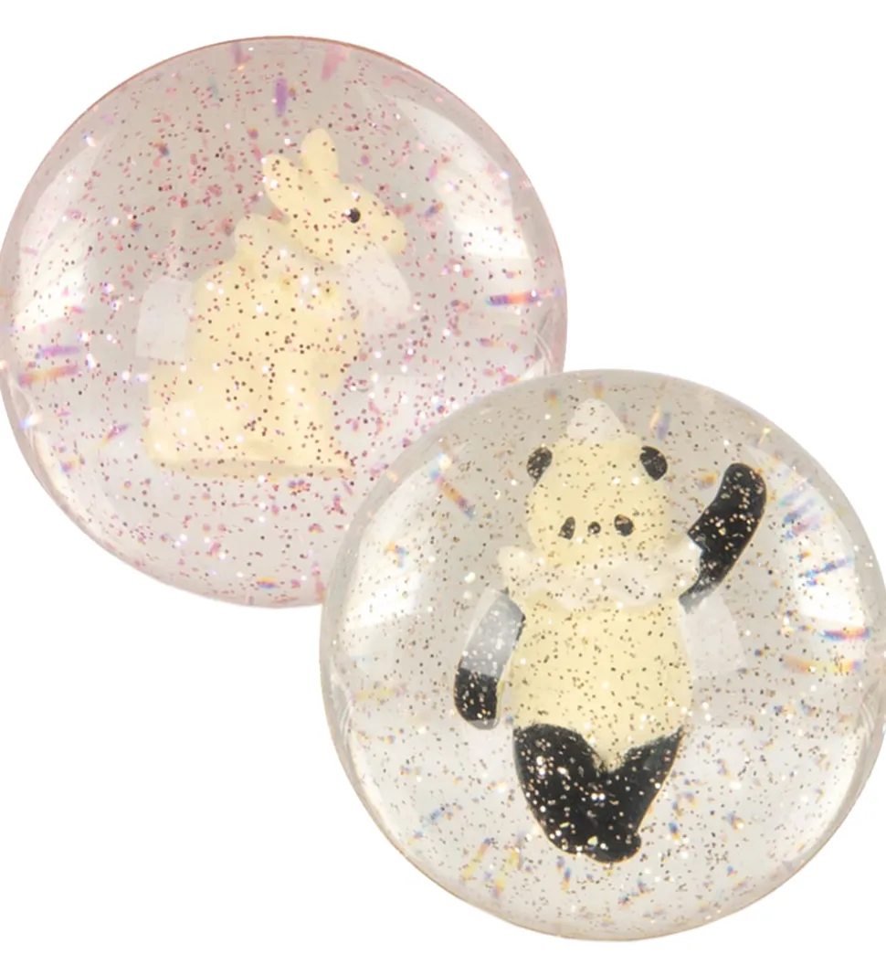 Konges Sløjd Hoppebolde - 2-pak - Bunny/Panda