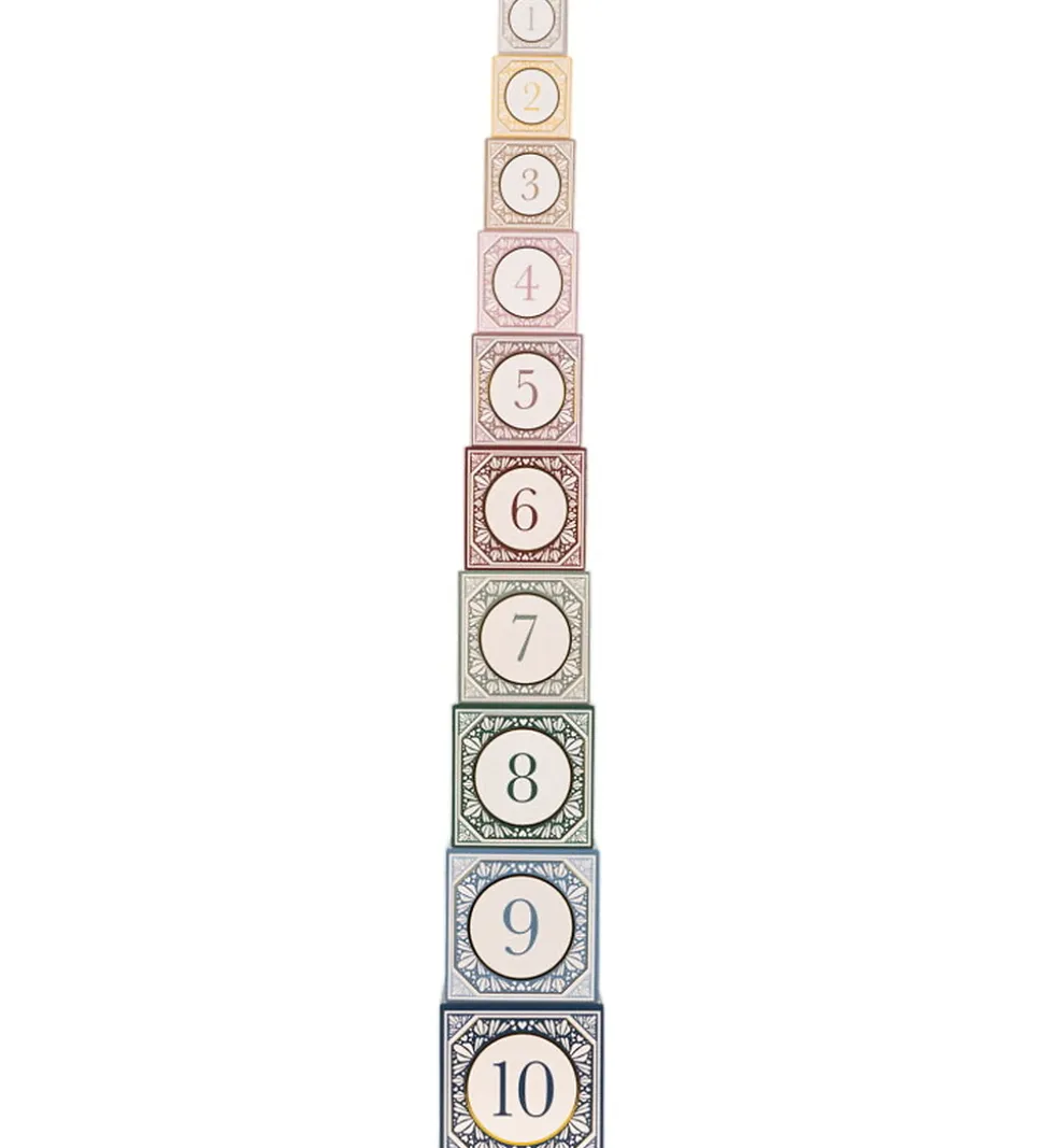 Konges Sløjd Stableklodser - 10 stk. - Numbers