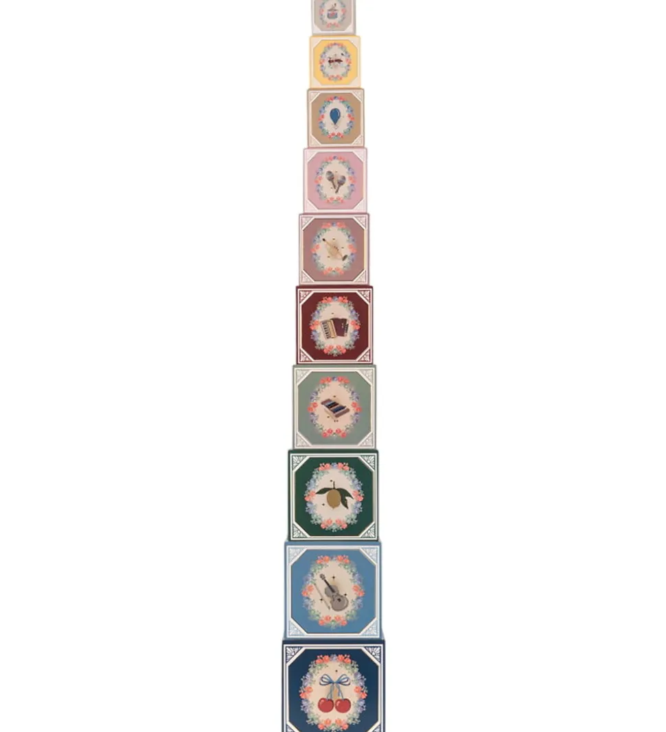 Konges Sløjd Stableklodser - 10 stk. - Numbers