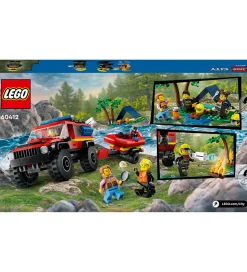 LEGO® City - Firhjulstrukket Brandbil Med Re... 60412 - 301 Dele