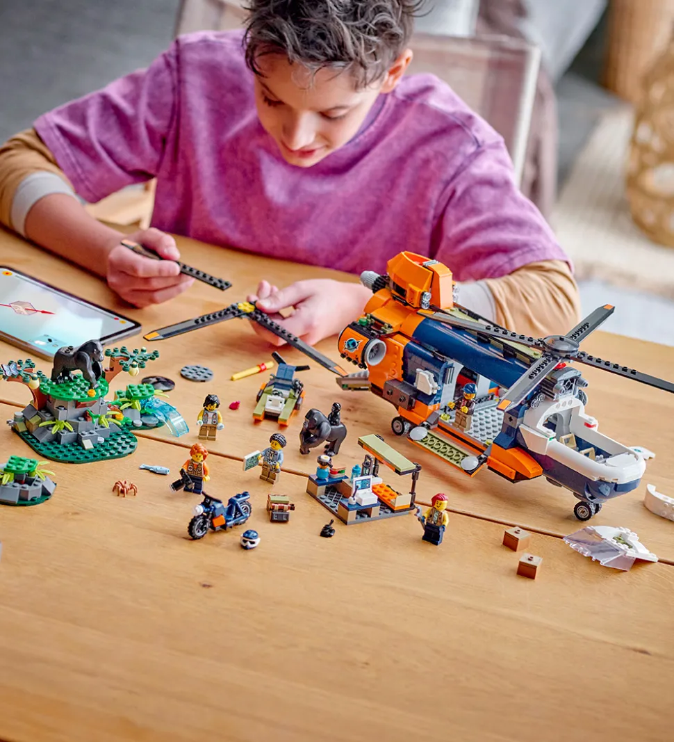 LEGO® City - Jungleeventyr - Helikopter Og E... 60437 - 881 Dele