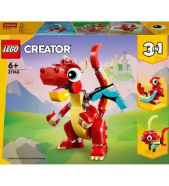 LEGO® Creator - Rød Drage 31145 - 3-i-1 - 149 Dele