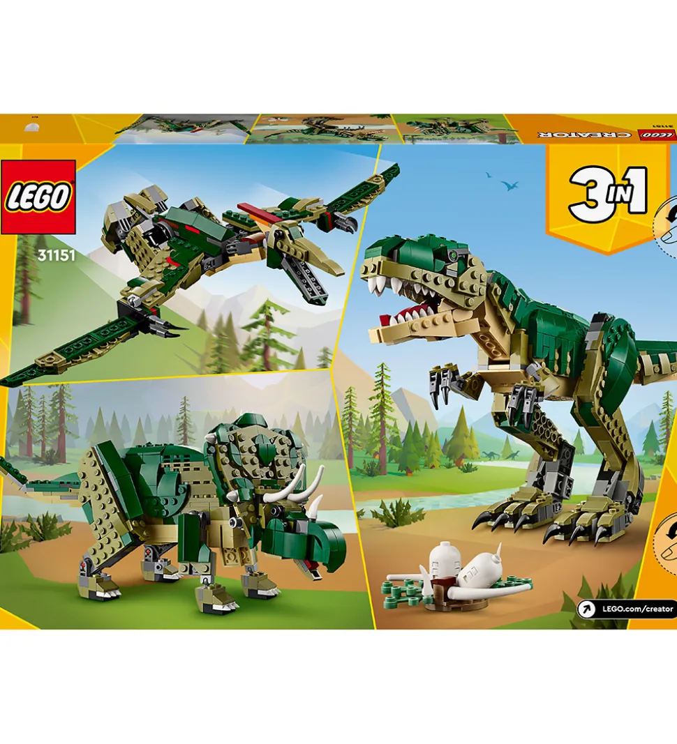 LEGO® Creator - T. Rex 31151 - 3-i-1 - 626 Dele