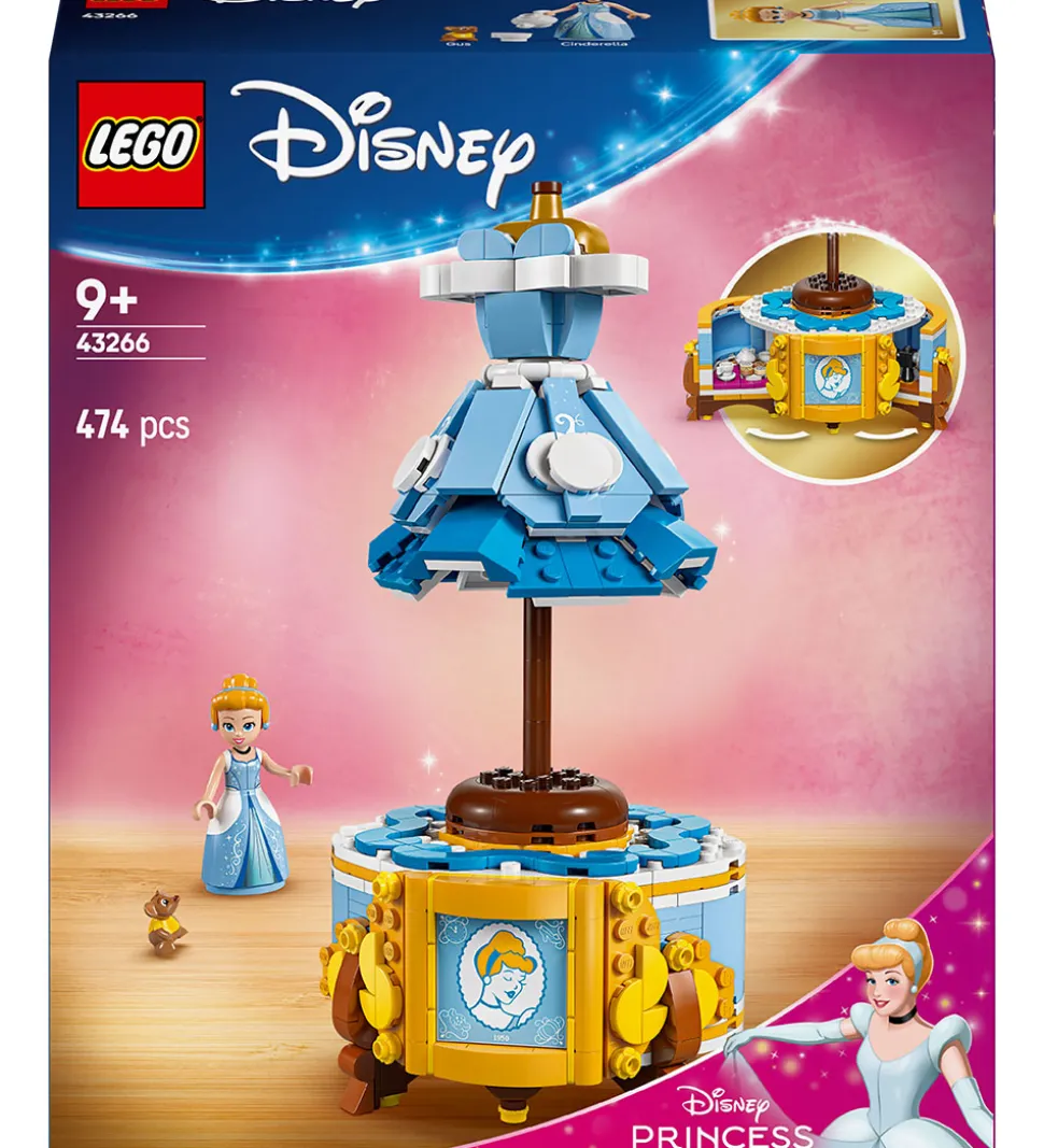 LEGO® Disney - Askepots kjole 43266 - 474 Dele