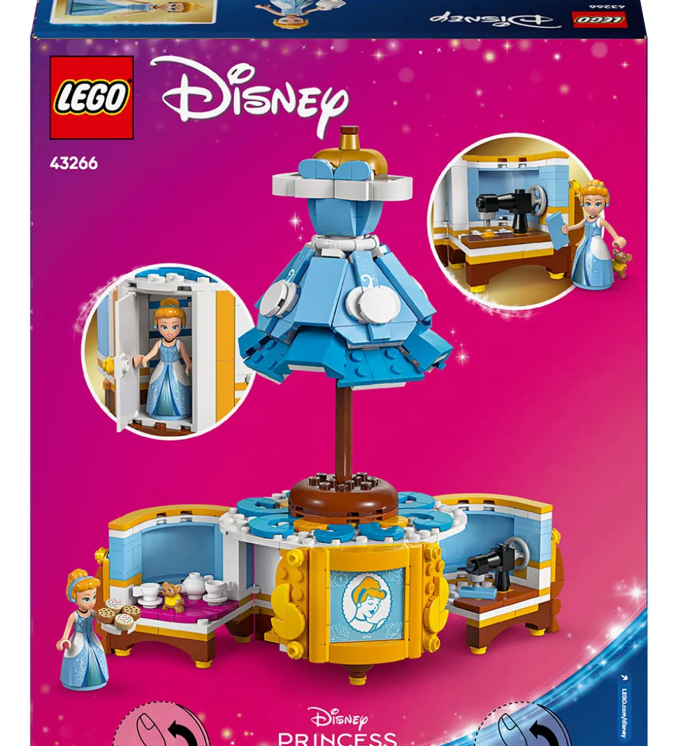 LEGO® Disney - Askepots kjole 43266 - 474 Dele