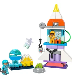 LEGO® DUPLO - 3-i-1-Eventyr Med Rumfærge 10422 - 58 Dele