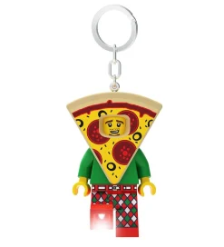 LEGO® Nøglering m. Lommelygte - LEGO® Pizza Guy