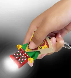 LEGO® Nøglering m. Lommelygte - LEGO® Pizza Guy