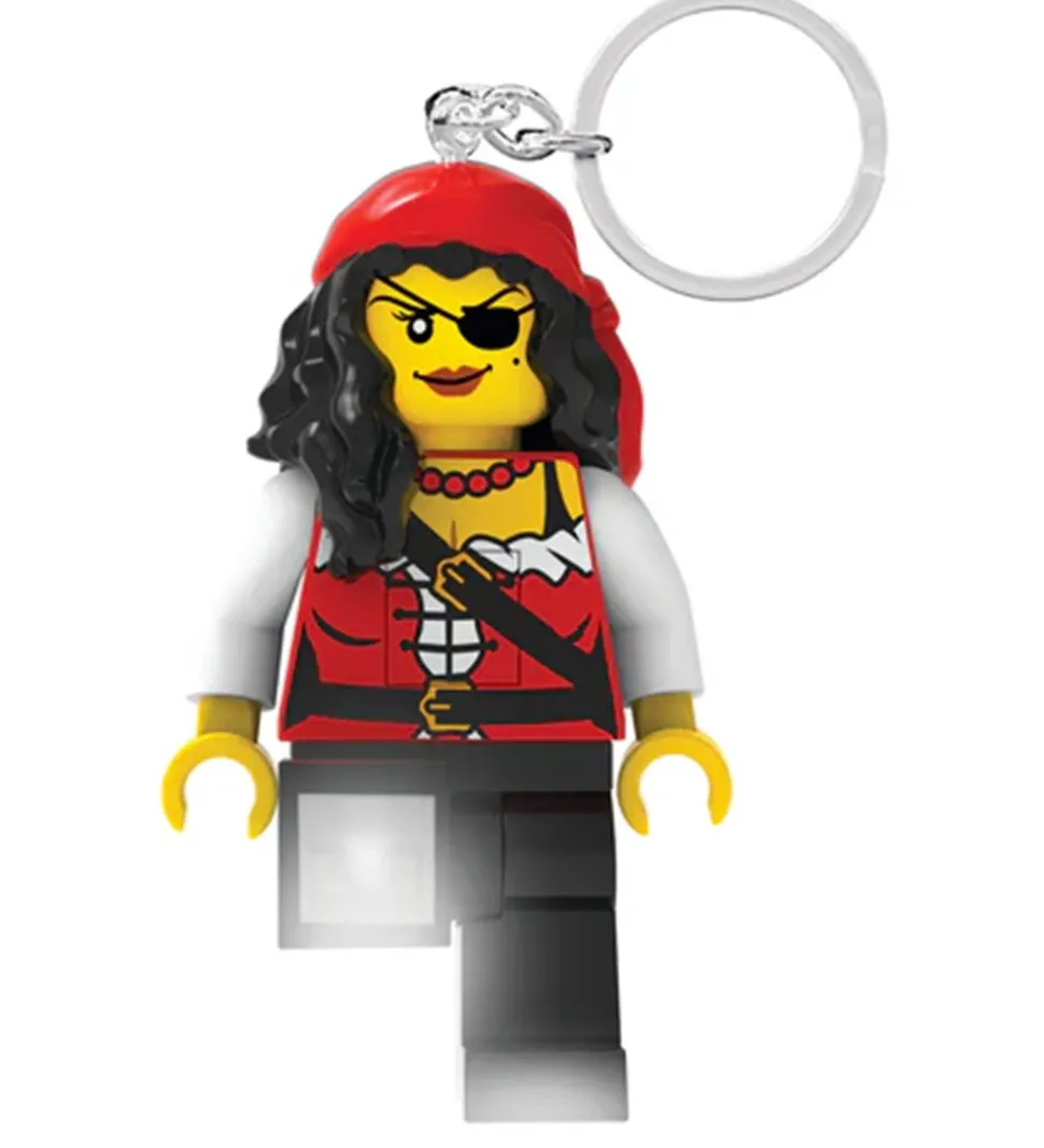 LEGO® Nøglering m. Lommelygte - Ikonisk Piratprinsesse