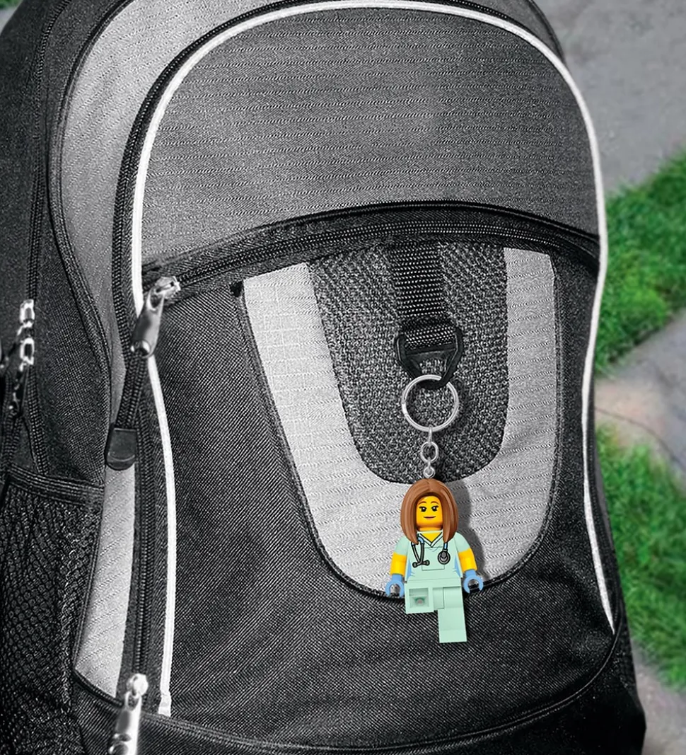 LEGO® Nøglering m. Lommelygte - LEGO® Nurse