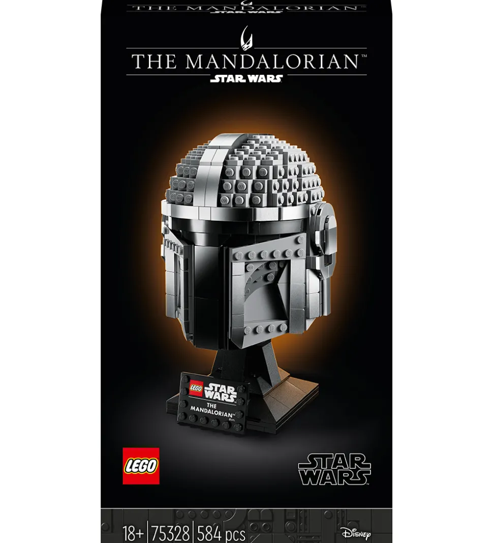 LEGO® Star Wars - Mandalorianerens Hjelm 75328 - 584 Dele