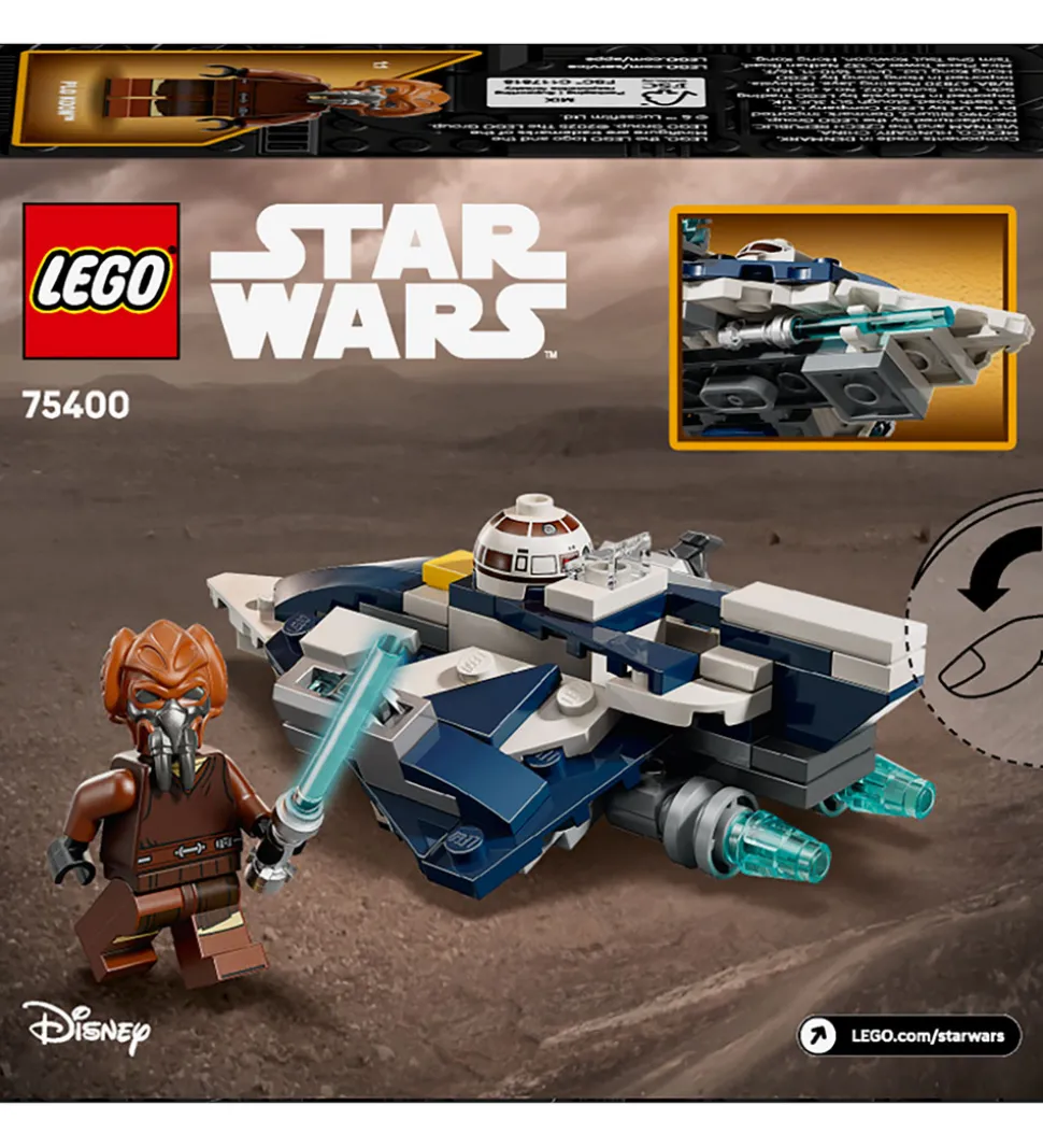 LEGO® Star Wars - Microfighter af Plo Koons™ 75400 - 89 De