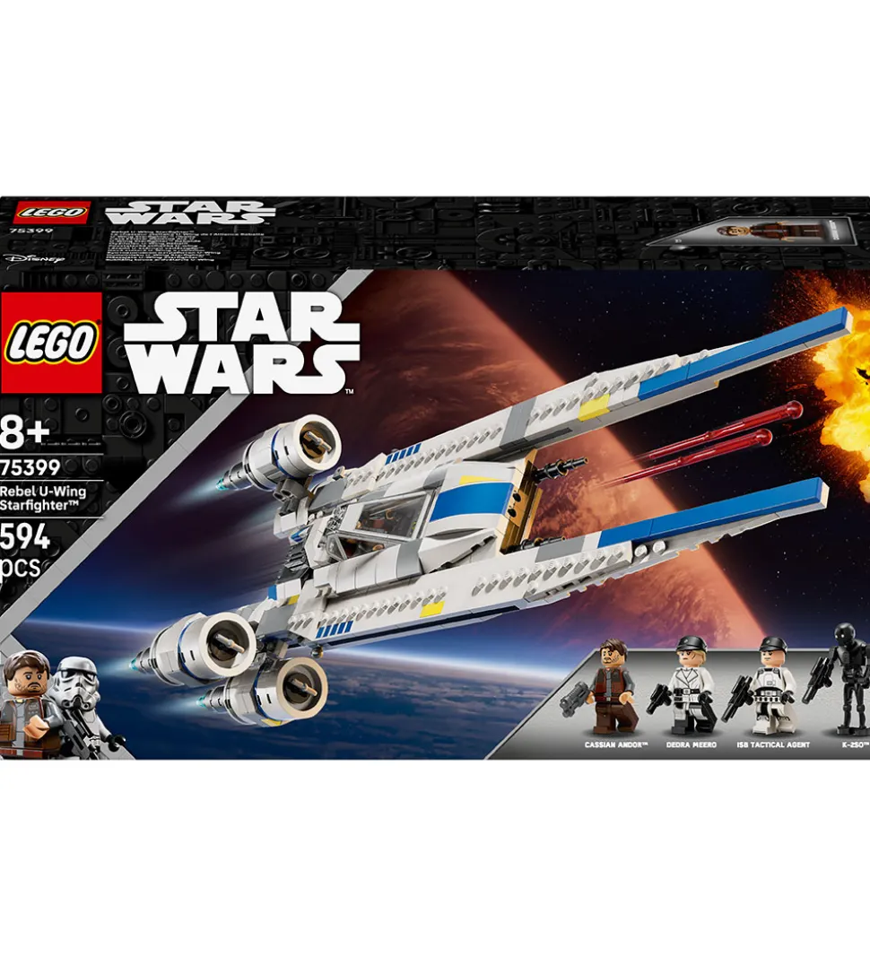 LEGO® Star Wars - Oprørernes U-Wing-Stjernej... 75399 - 594 Dele