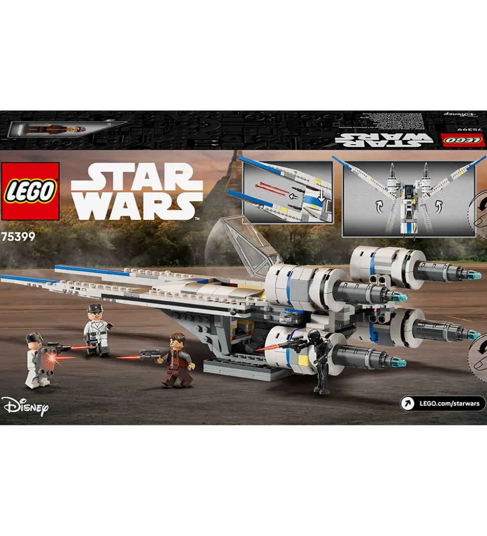 LEGO® Star Wars - Oprørernes U-Wing-Stjernej... 75399 - 594 Dele