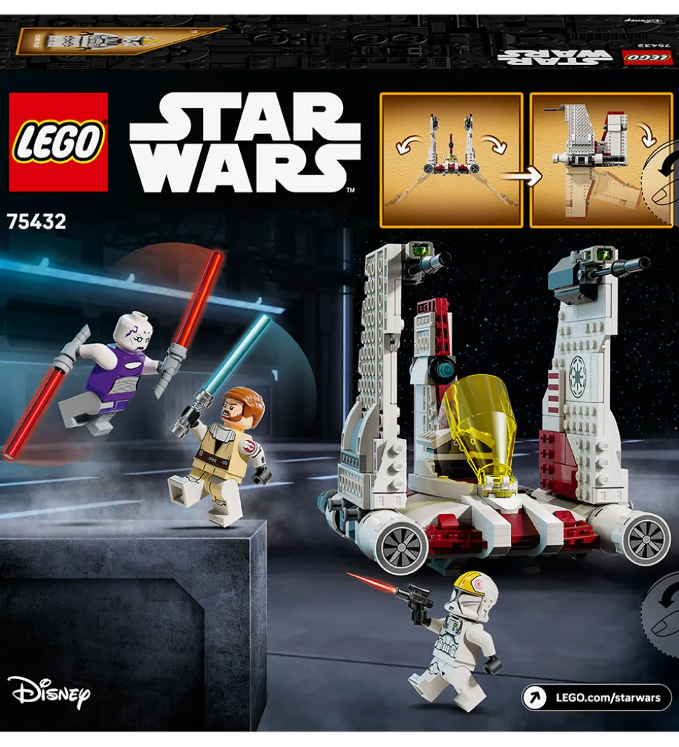 LEGO® Star Wars - V-19 Torrent Stjernejager 75432 - 567 Dele