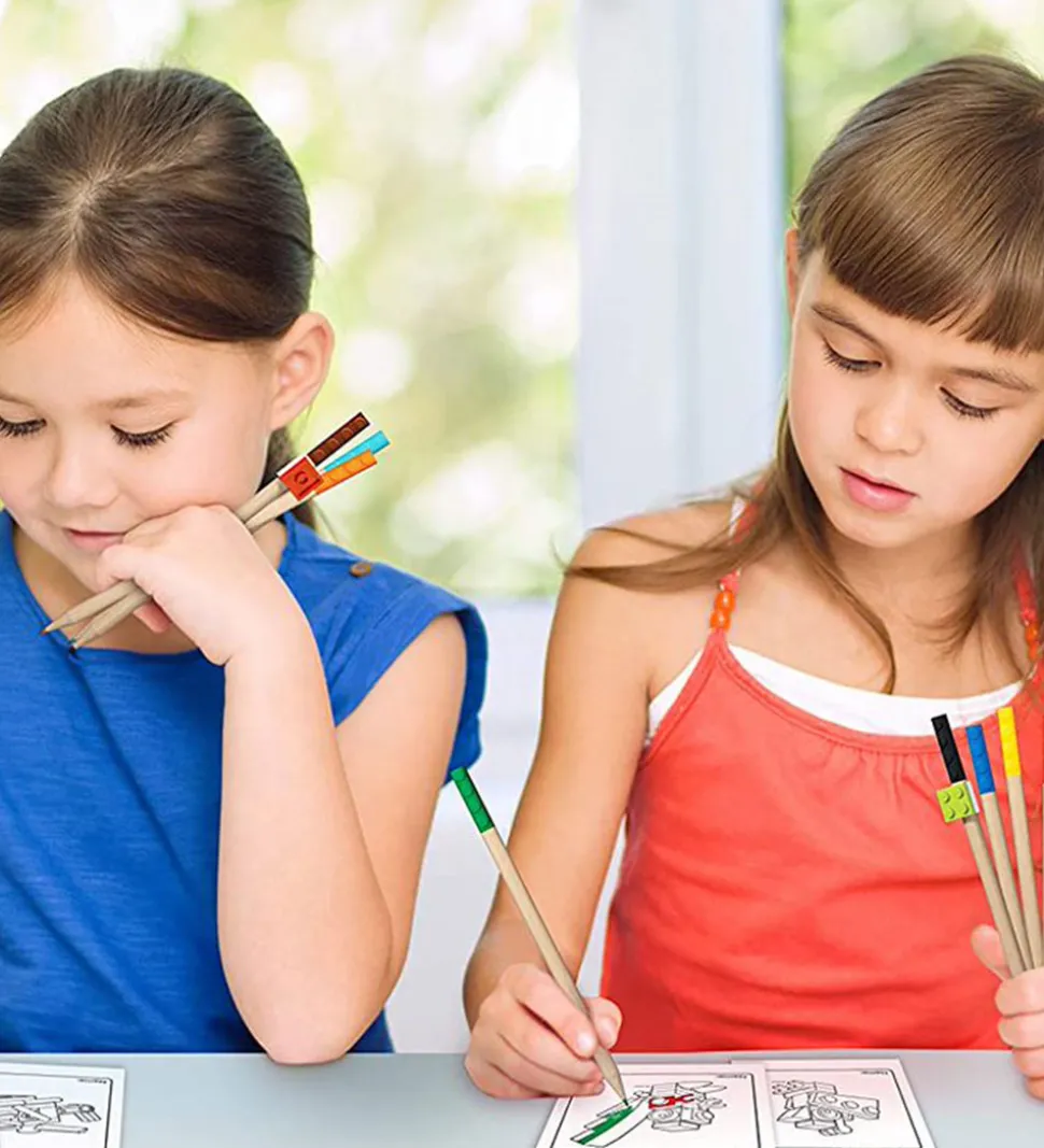 LEGO® Stationery Tuscher - 12-pak - Multifarvet