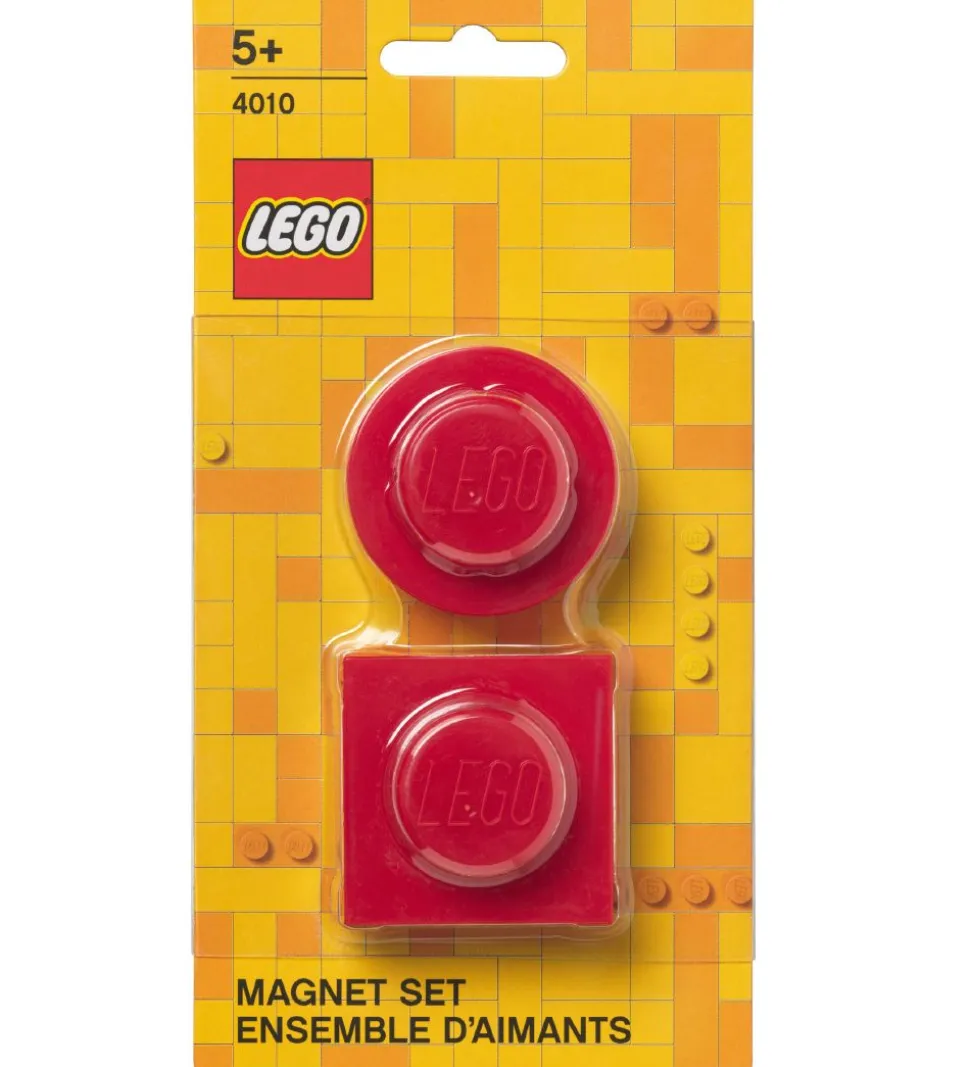 LEGO® Storage Magneter - 2 stk - Rød