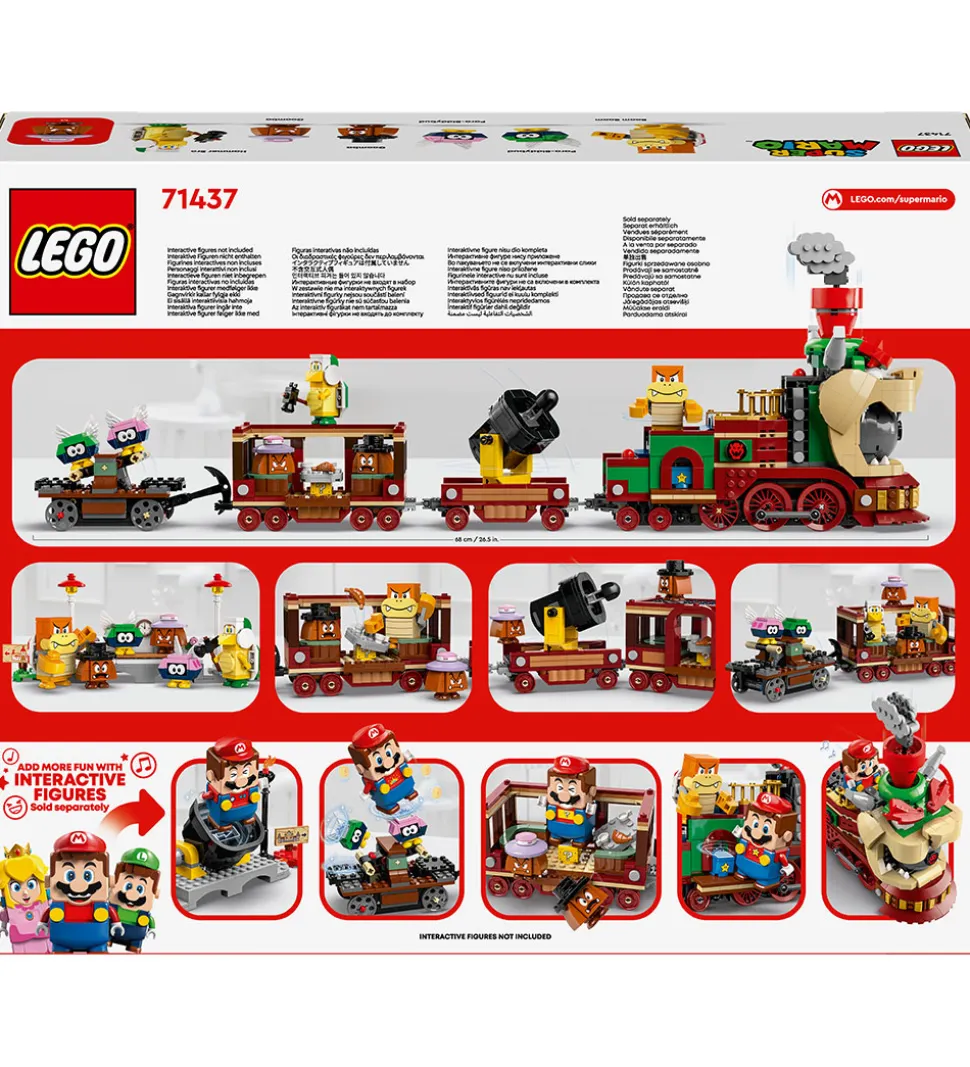 LEGO® Super Mario - Bowser Express-toget 71437 - 1392 Dele