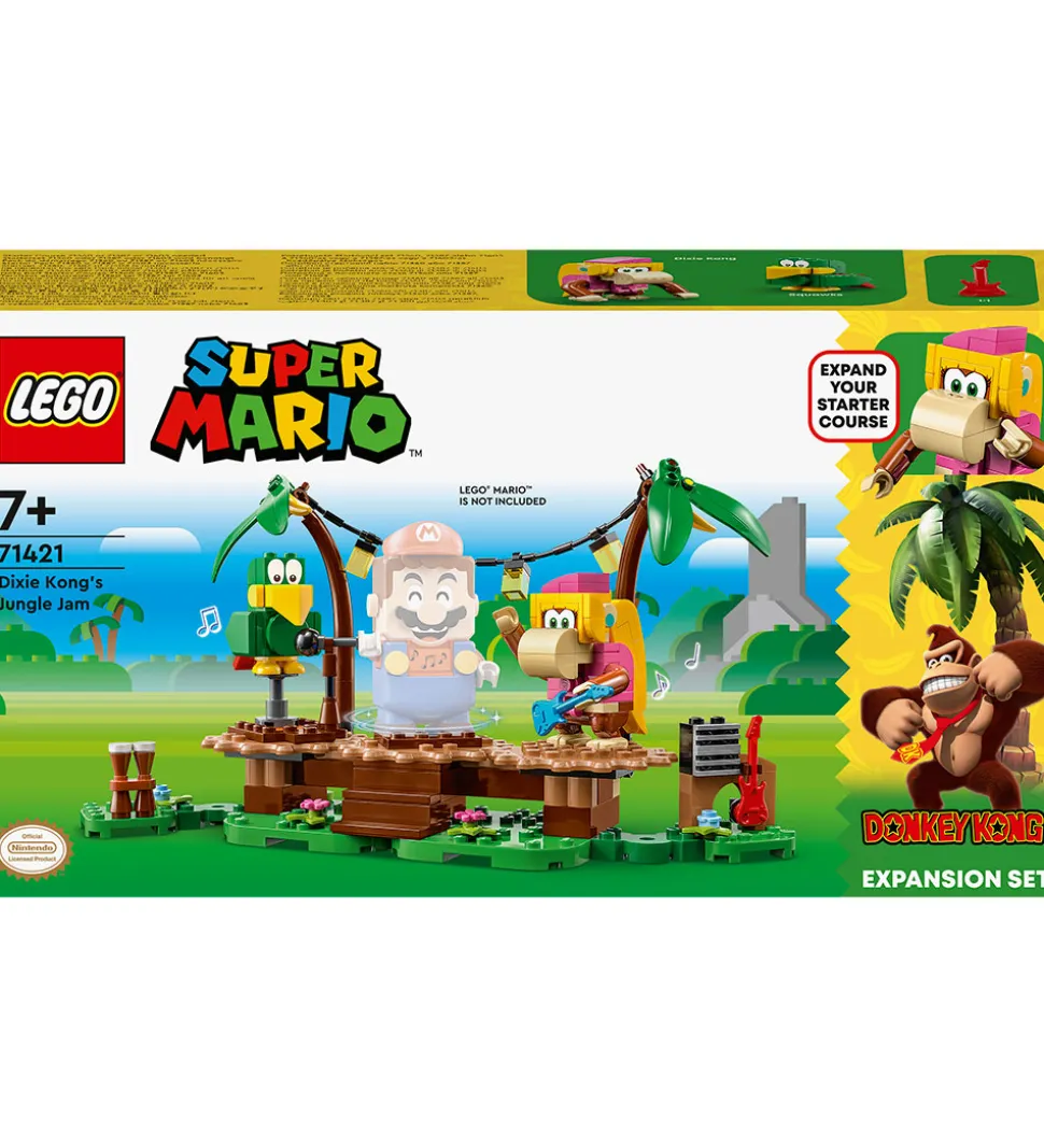 LEGO® Super Mario - Dixie Kongs Jungl... - Udv. 71421 - 174 Dele