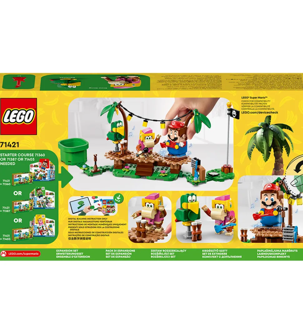 LEGO® Super Mario - Dixie Kongs Jungl... - Udv. 71421 - 174 Dele