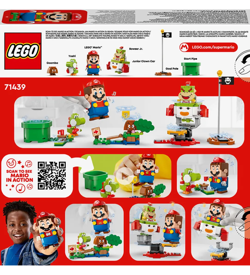 LEGO® Super Mario - Eventyr Med Interaktiv L... 71439 - 218 Dele