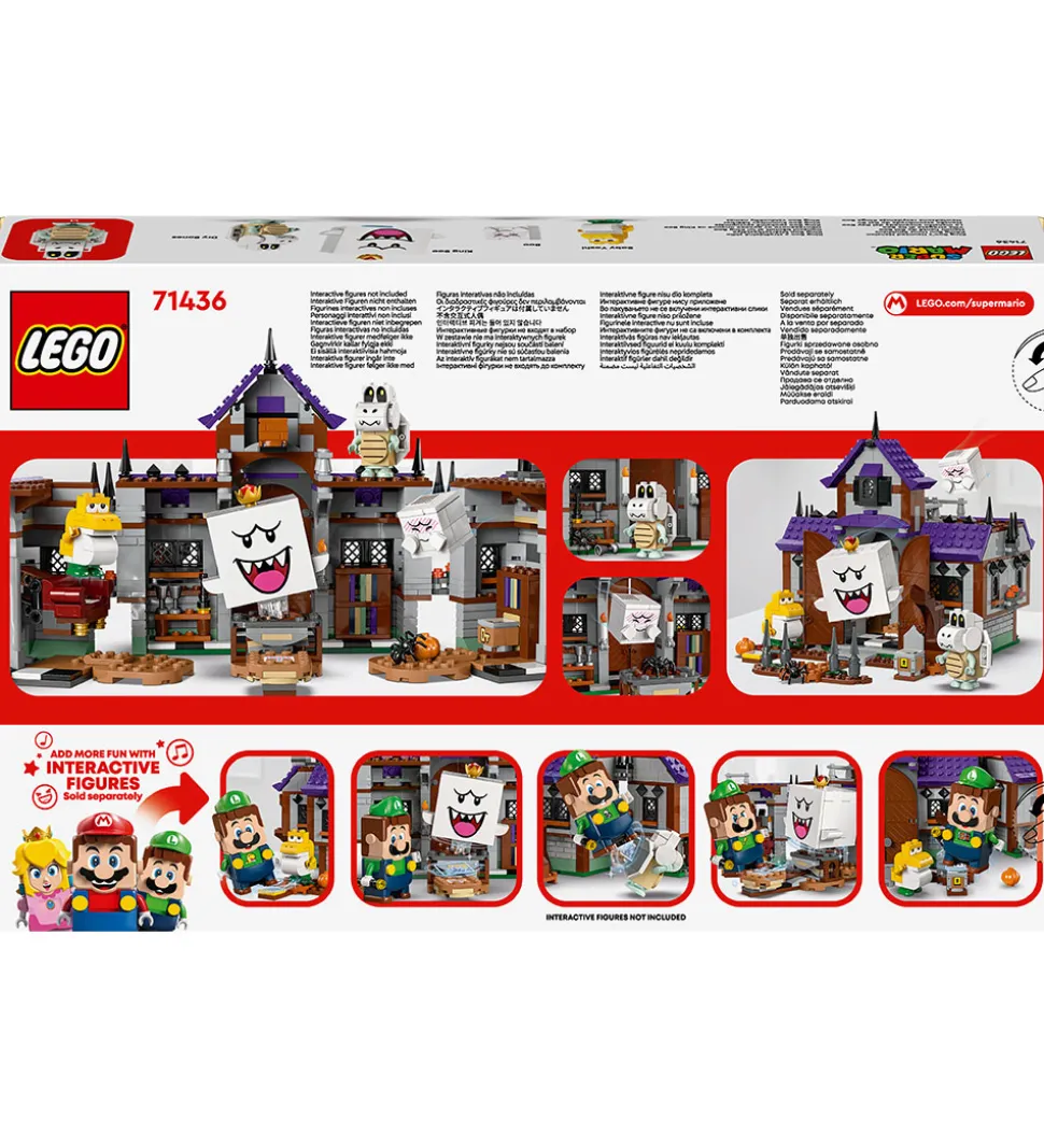 LEGO® Super Mario - King Boos Hjemsøgte Palæ 71436 - 932 Dele