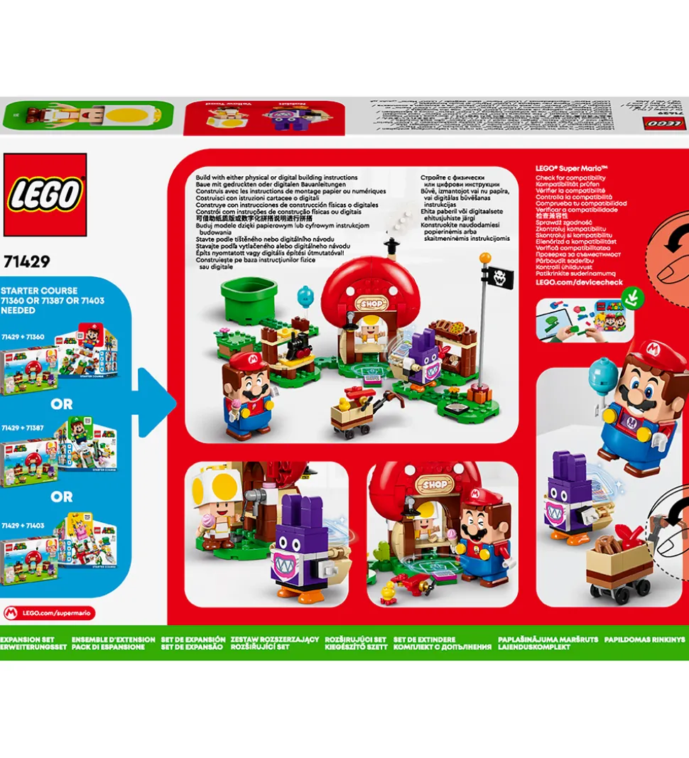 LEGO® Super Mario - Nabbit I Toads Butik - Udv. 71429 - 230 Dele