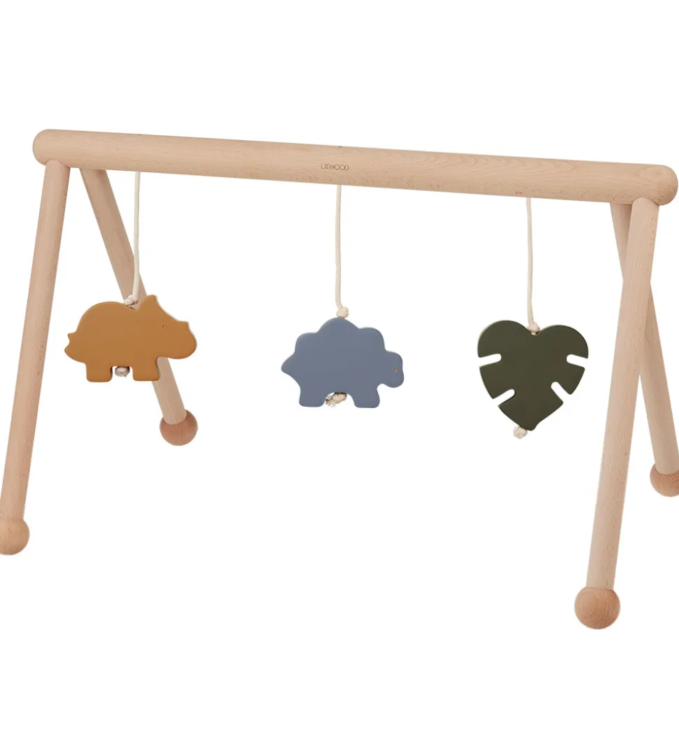Liewood Aktivitetsstativ m. Tilbehør - Træ - Ernie - Dino Mix