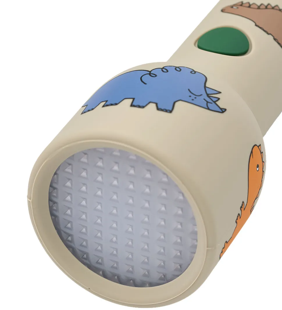 Liewood Lommelygte - Gry - Silikone - 4,9x15,7 cm - Dinosaurs/Mi