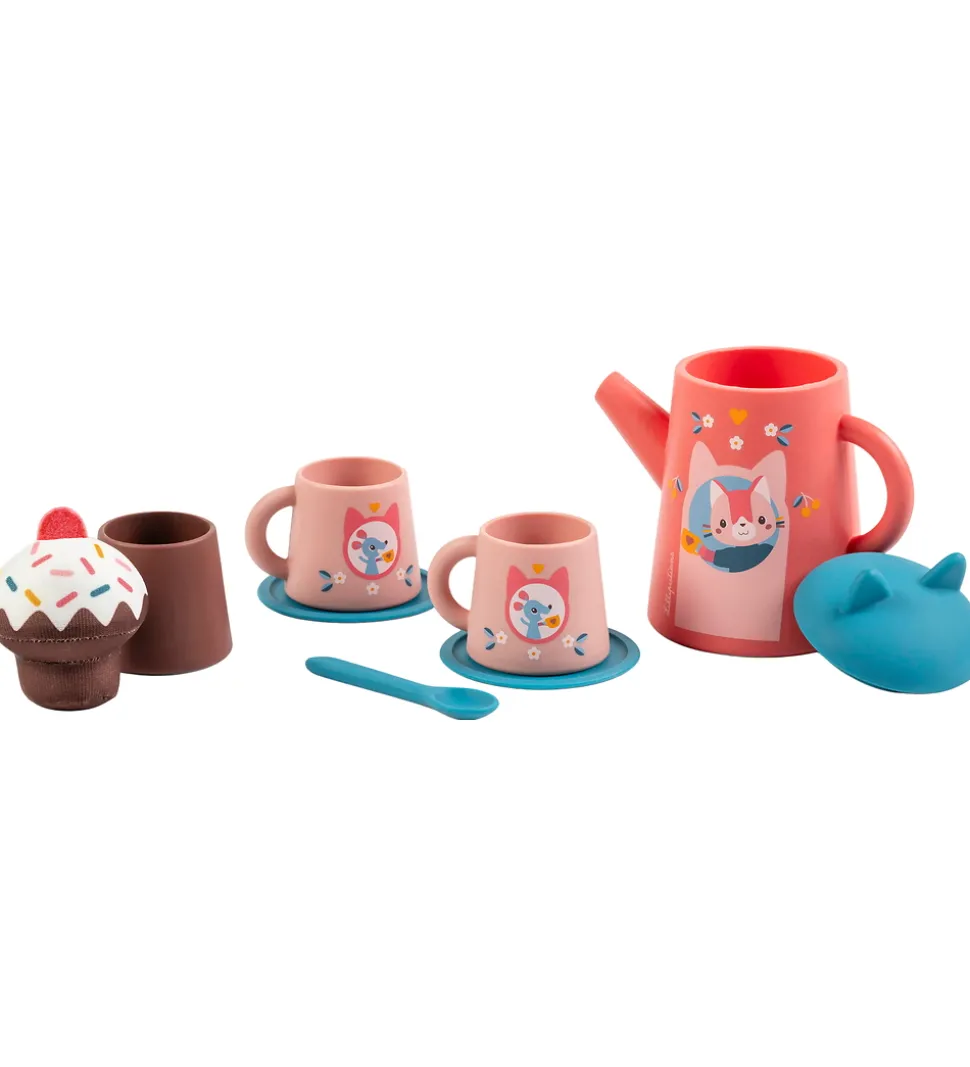 Lilliputiens Badelegetøj - Te-Sæt - Katten Jeanne