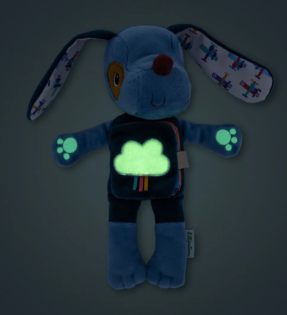 Lilliputiens Krammebog - Selvlysende - Hunden Jules