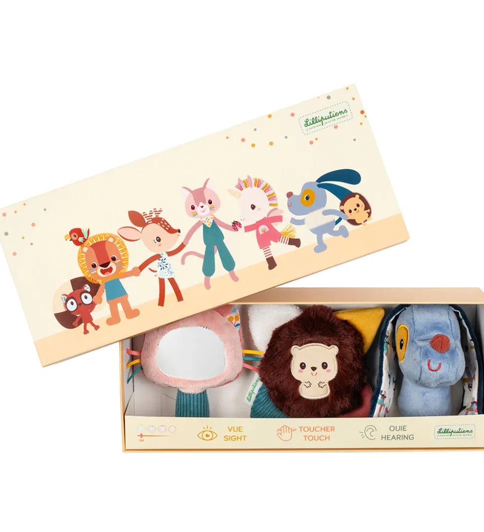 Lilliputiens Sanserangler - 3-pak - Hunden Jules